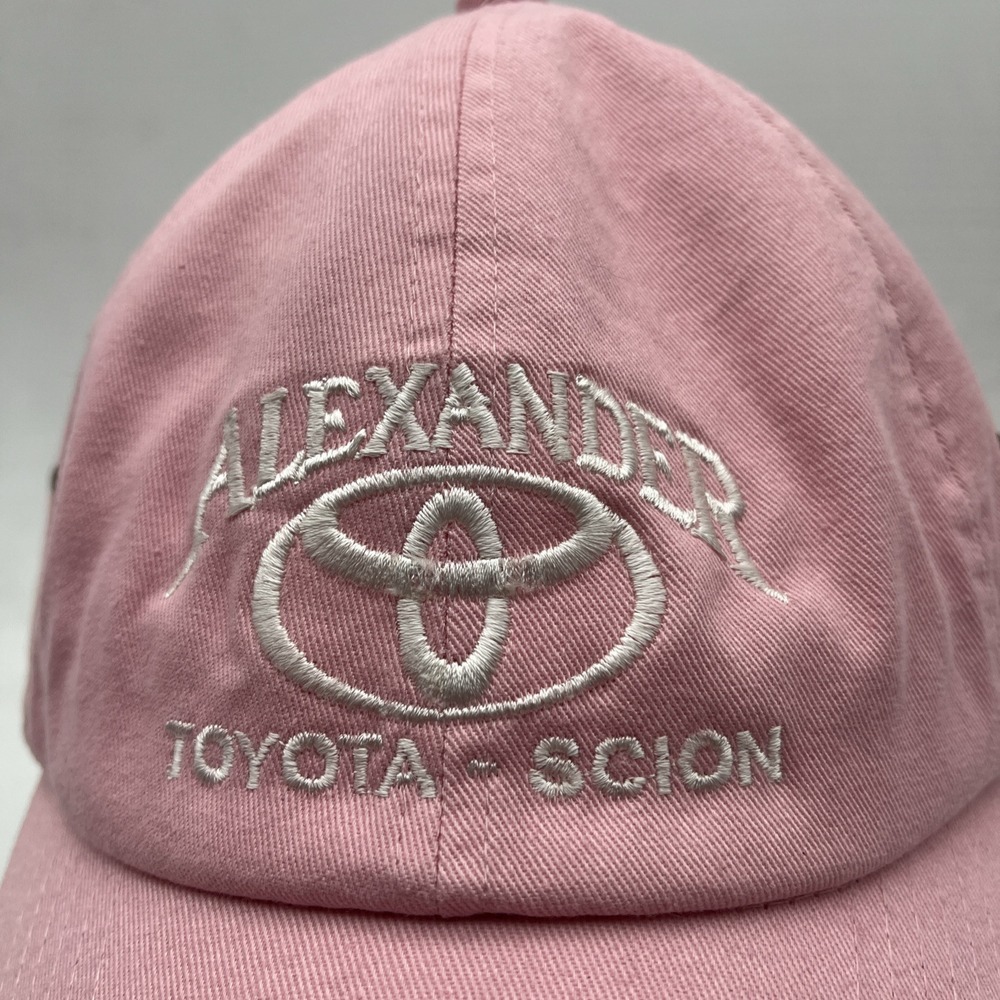 Toyota Light Pink Hat Baseball Cap Unisex Embroidered Hat Alexander Scion Cotton - Picture 3 of 12